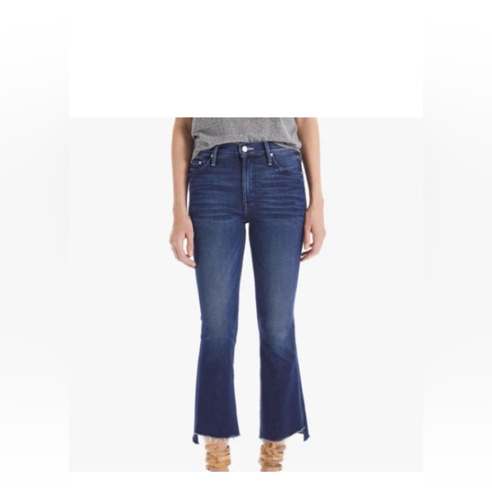 Mother The Insider Crop Step Fray in Tonque and Chic 26